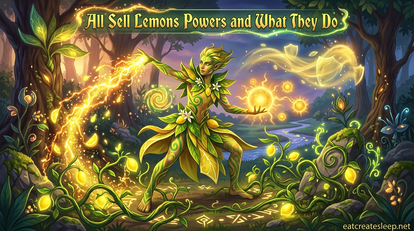 All Sell Lemons Powers and What They Do