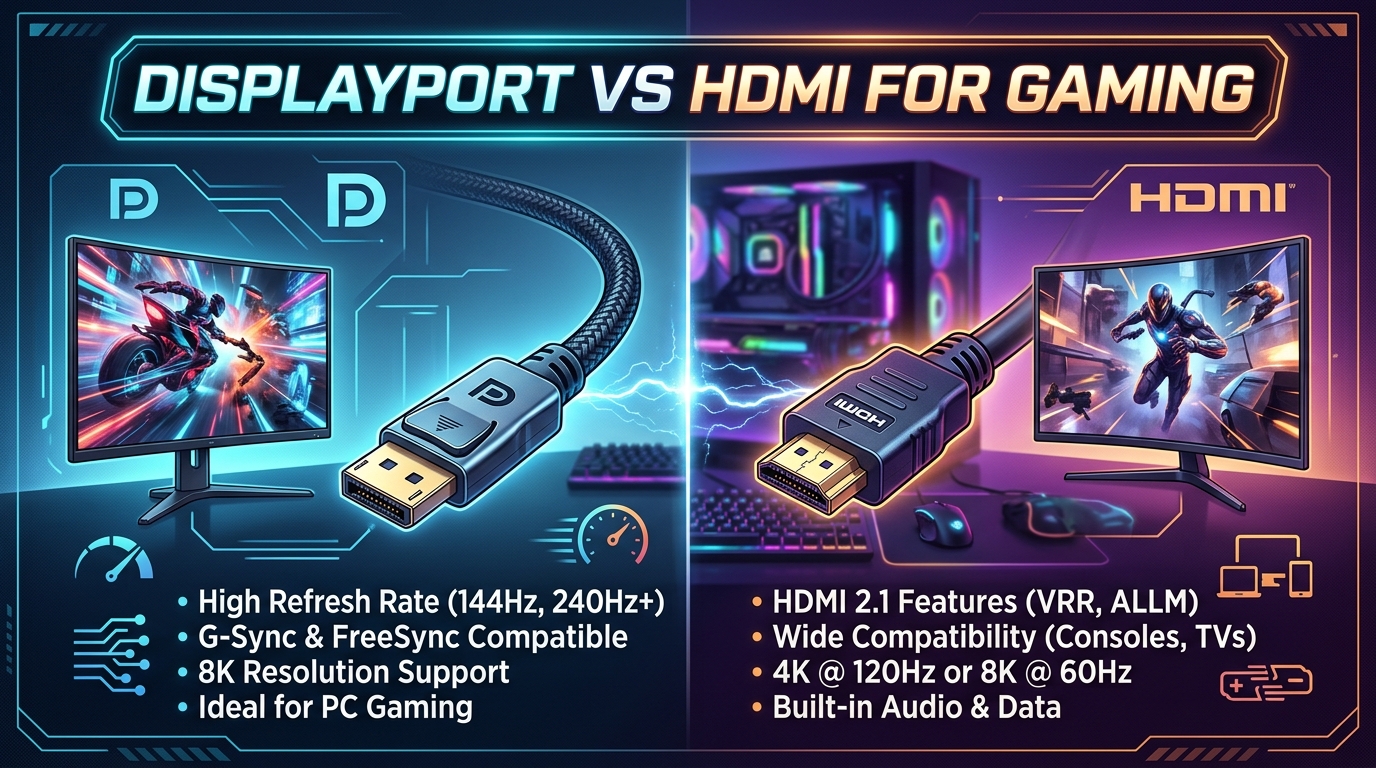 DisplayPort vs HDMI for Gaming