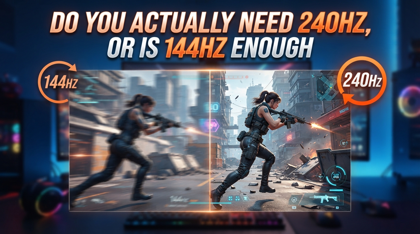 Do You Actually Need 240Hz, or Is 144Hz Enough