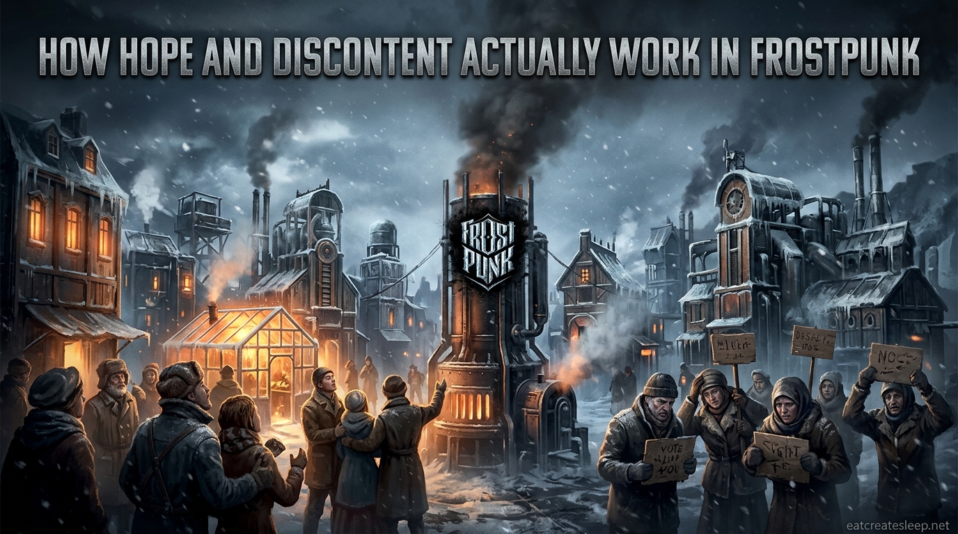 How Hope and Discontent Actually Work in Frostpunk