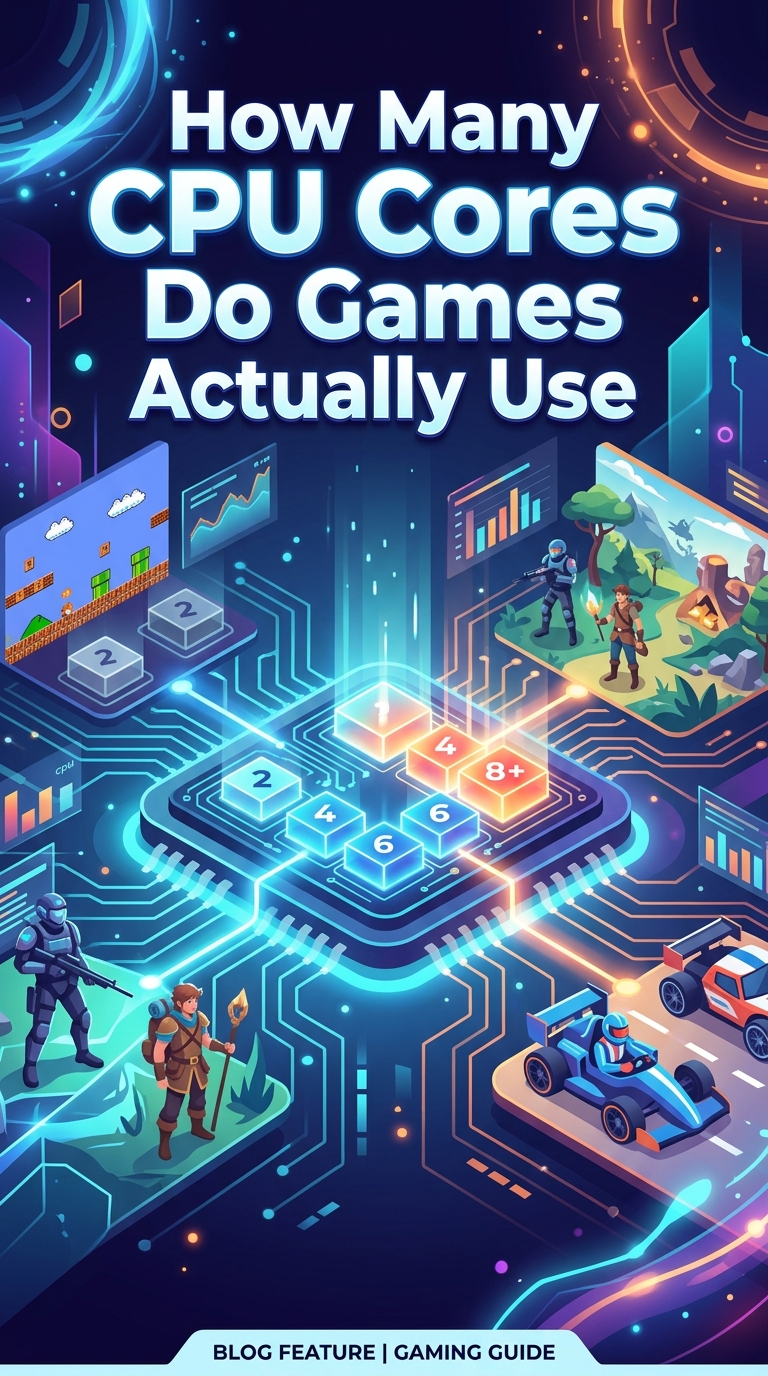 How Many CPU Cores Do Games Actually Use