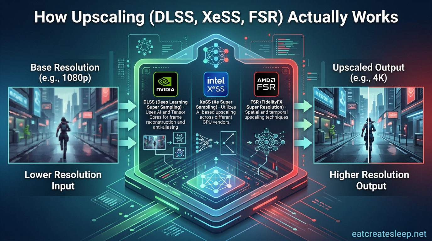 How Upscaling (DLSS, XeSS, FSR) Actually Works