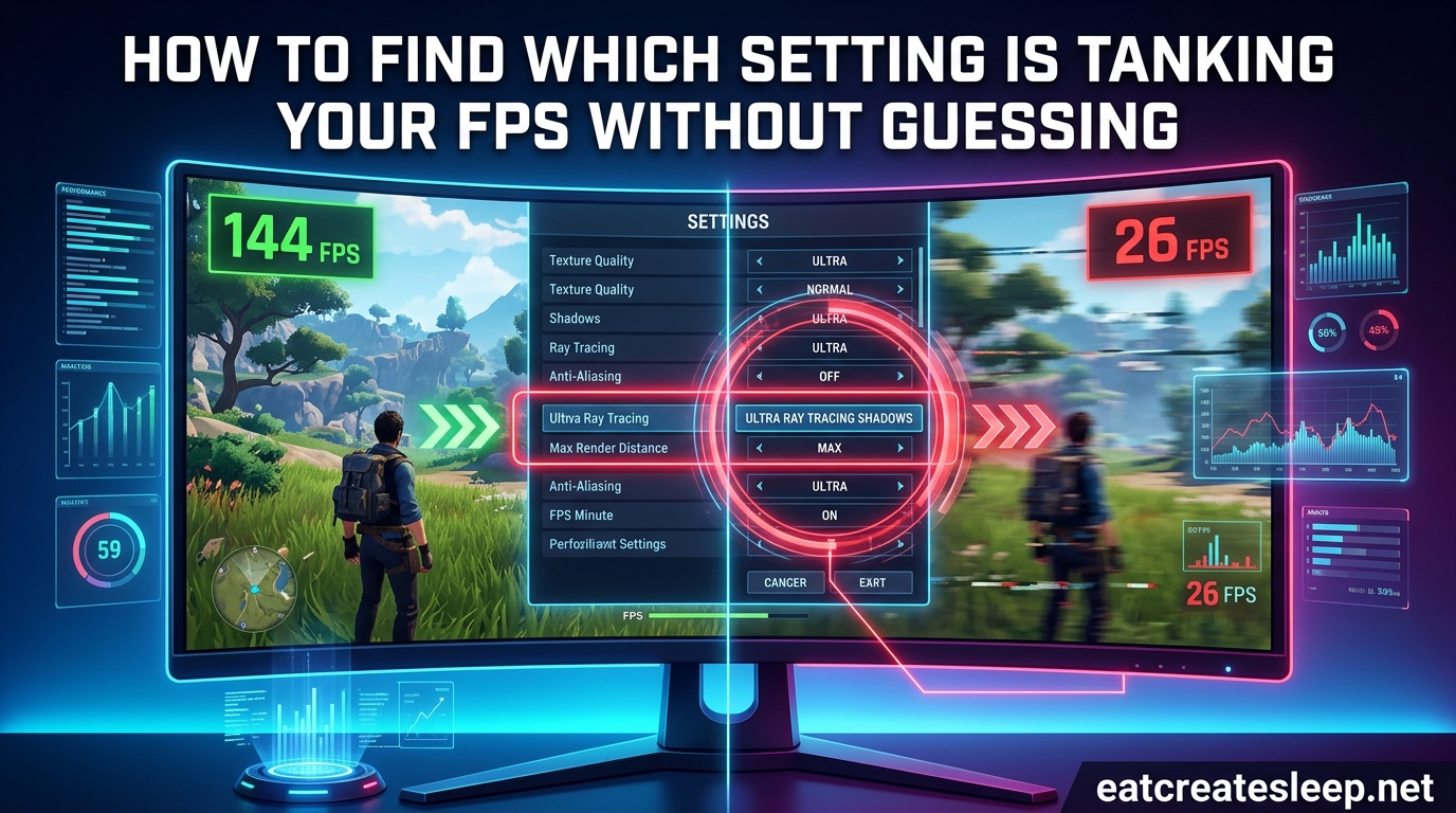 How to Find Which Setting Is Tanking Your FPS Without Guessing