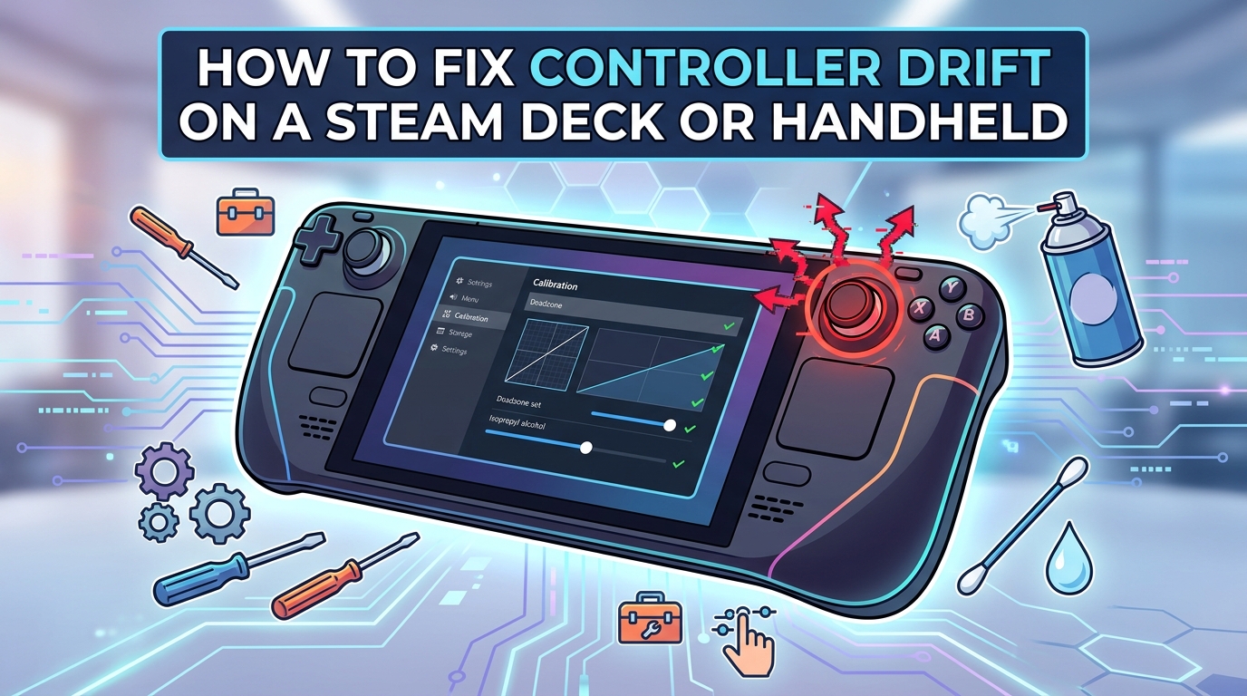 How to Fix Controller Drift on a Steam Deck or Handheld
