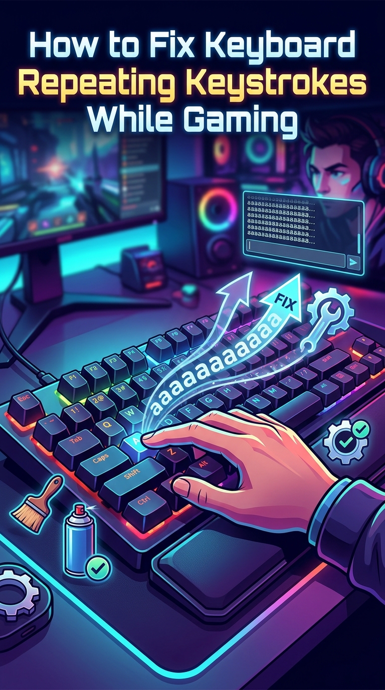How to Fix Keyboard Repeating Keystrokes While Gaming