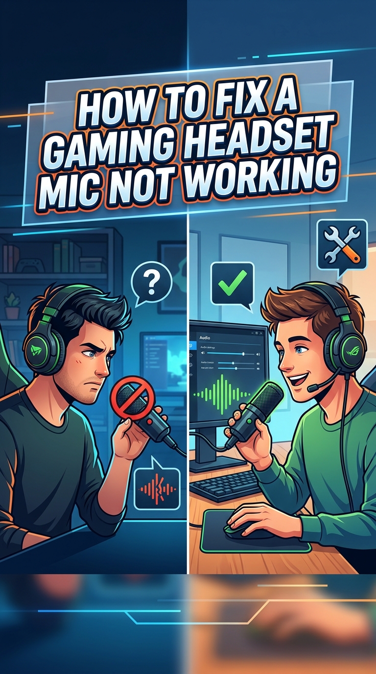 How to Fix a Gaming Headset Mic Not Working