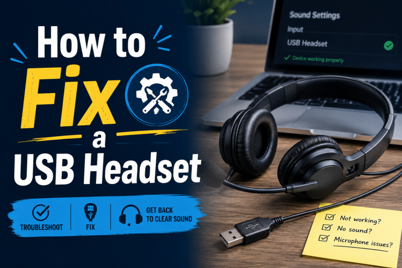 How to Fix a USB Headset