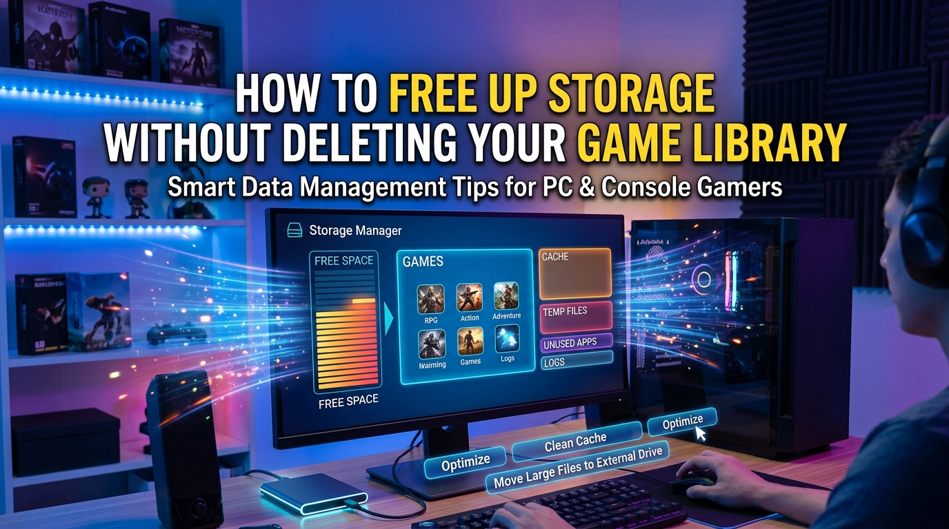 How to Free Up Storage Without Deleting Your Game Library