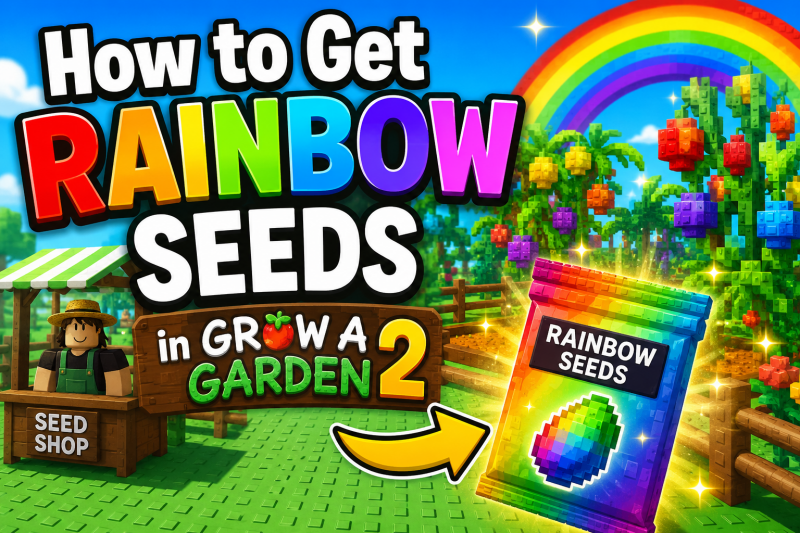 How to Get Rainbow Seeds in Grow a Garden 2