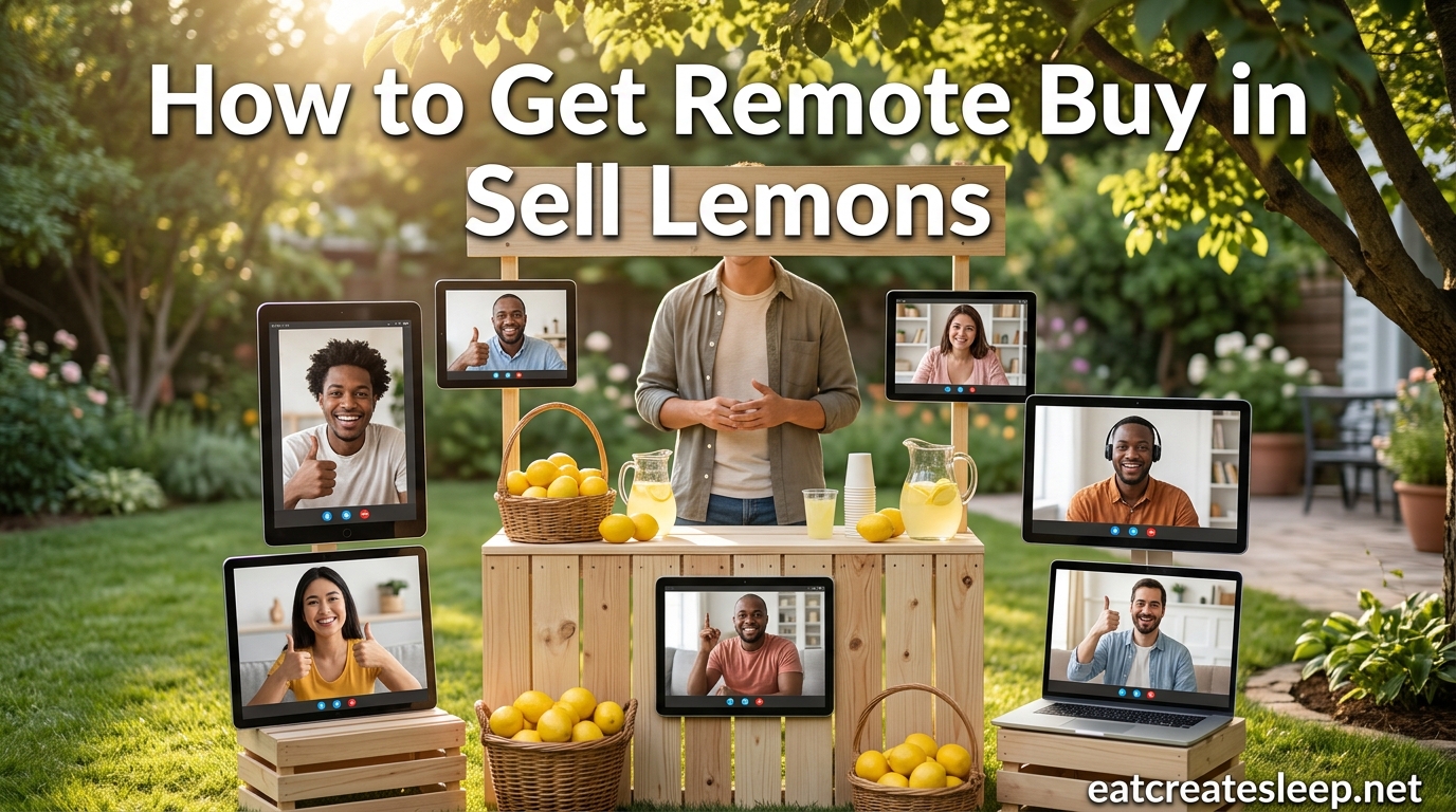 How to Get Remote Buy in Sell Lemons