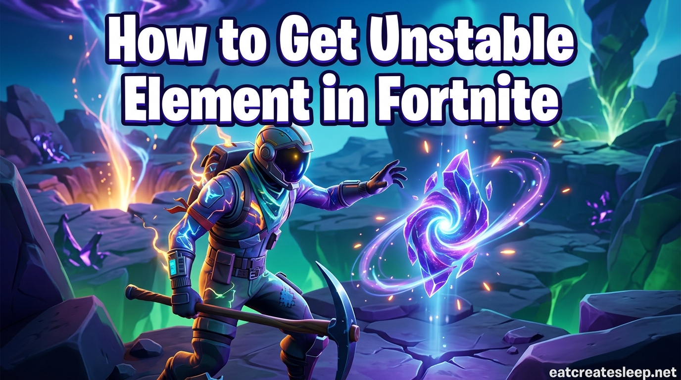 How to Get Unstable Element in Fortnite