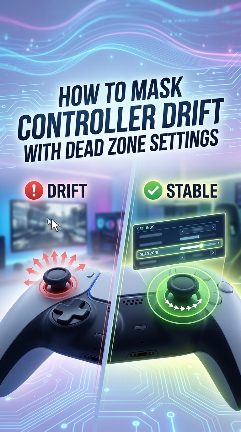 How to Mask Controller Drift With Dead Zone Settings