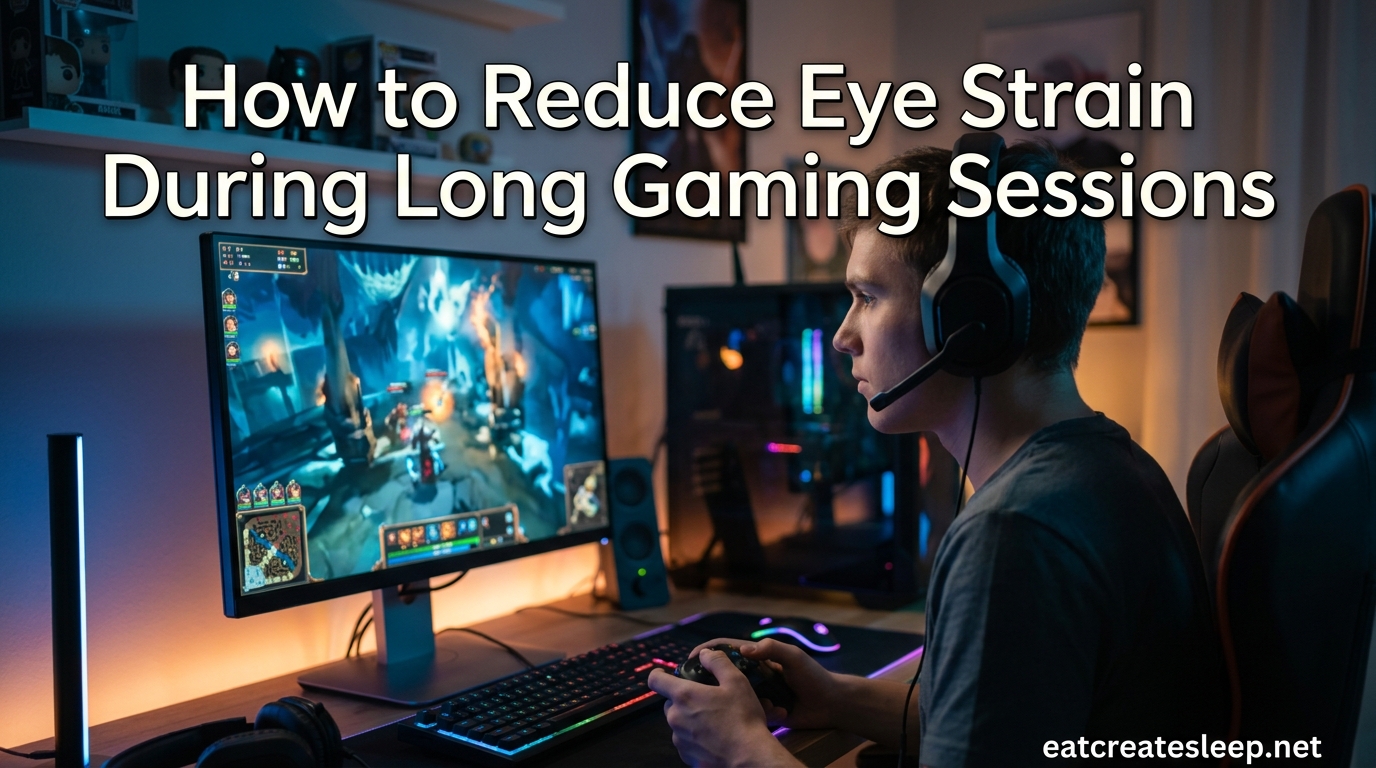 How to Reduce Eye Strain During Long Gaming Sessions
