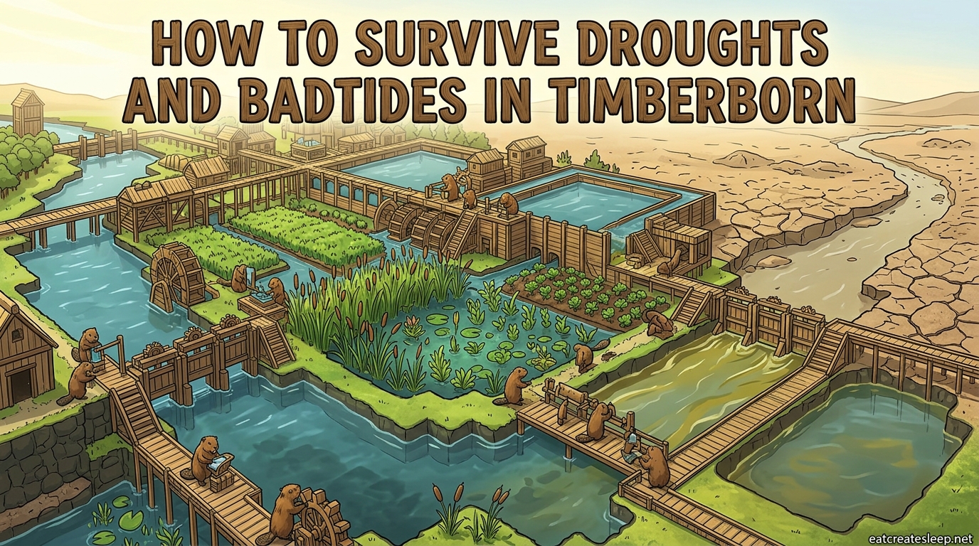 How to Survive Droughts and Badtides in Timberborn
