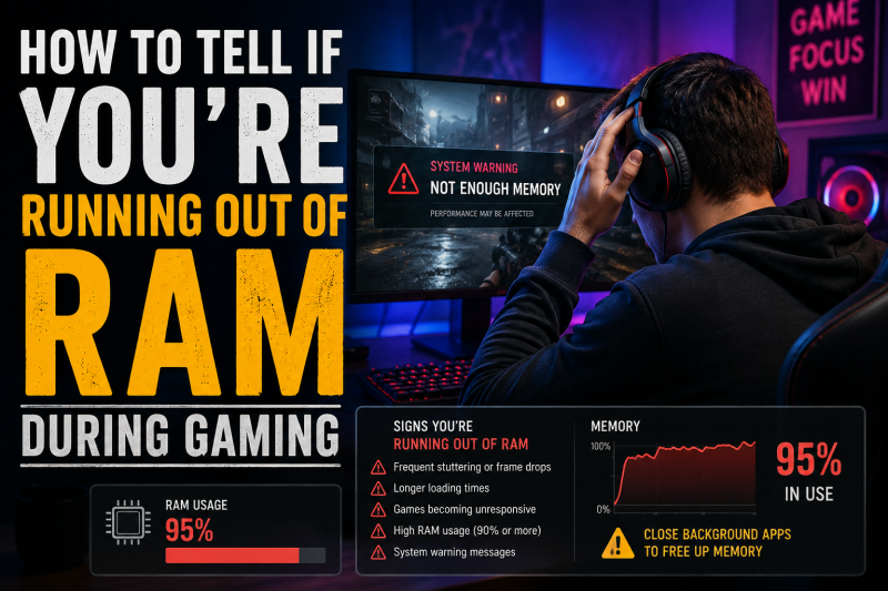 How to Tell If You're Running Out of RAM During Gaming