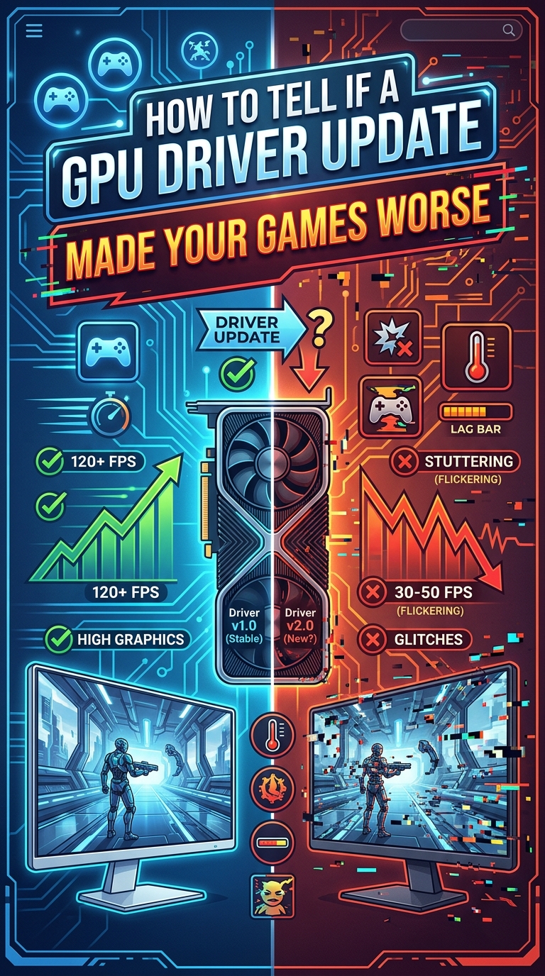 How to Tell if a GPU Driver Update Made Your Games Worse