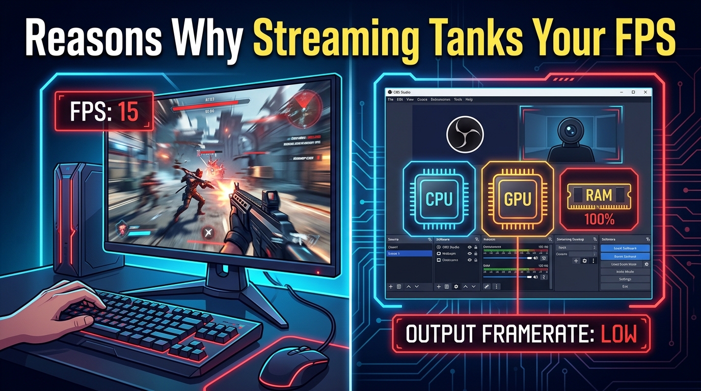 Reasons Why Streaming Tanks Your FPS