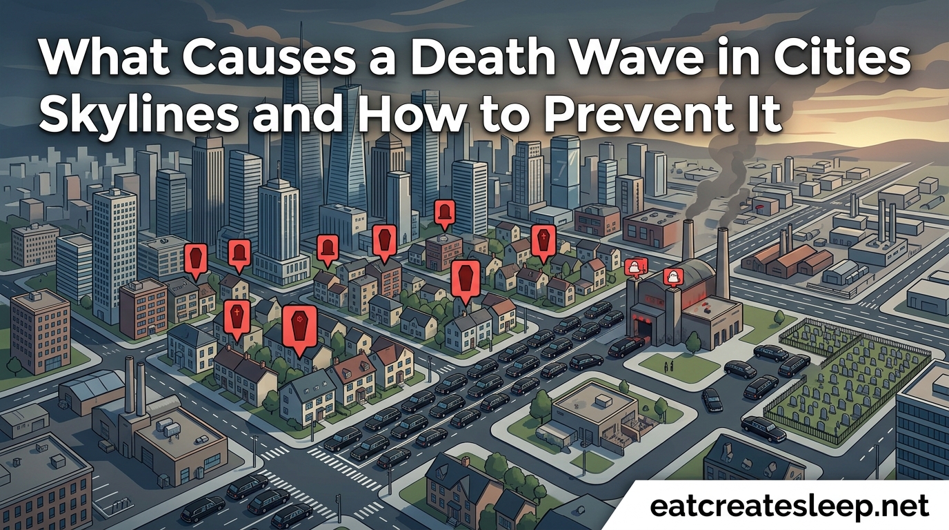 What Causes a Death Wave in Cities Skylines and How to Prevent It