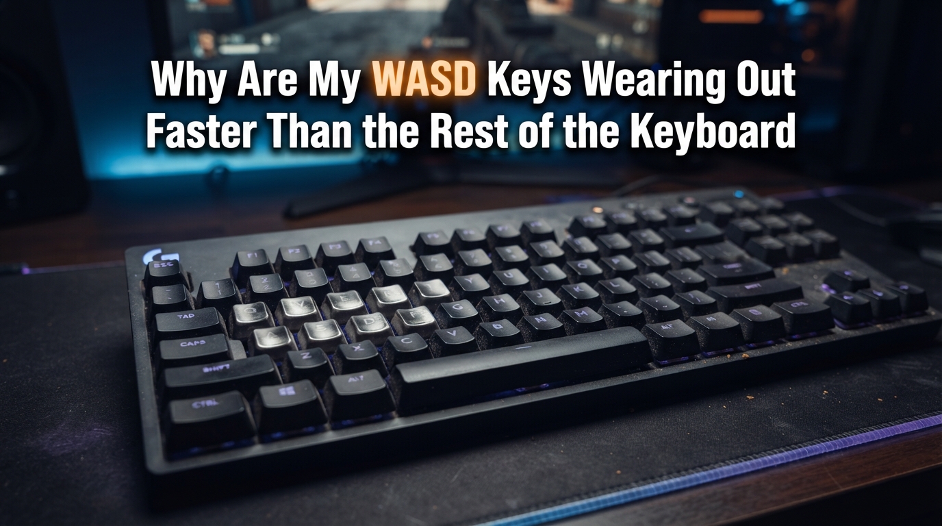 Why Are My WASD Keys Wearing Out Faster Than the Rest of the Keyboard