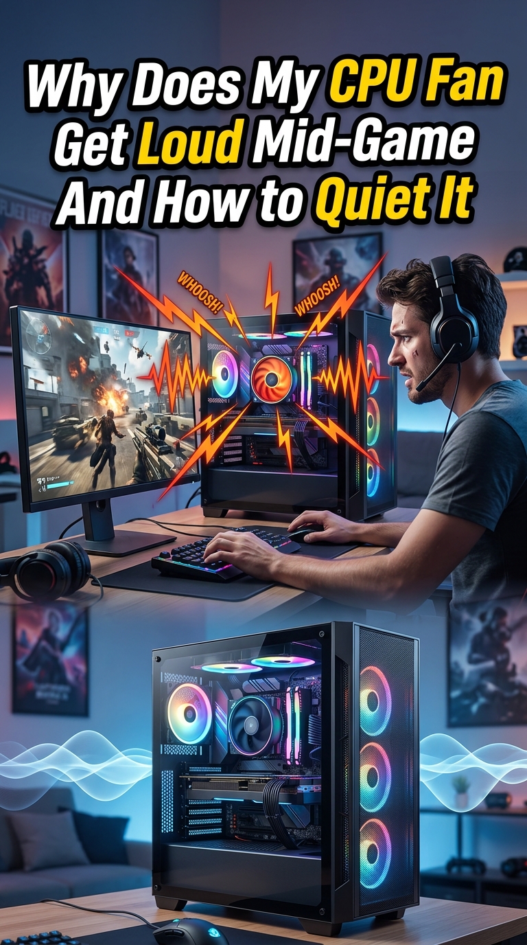 Why Does My CPU Fan Get Loud Mid-Game And How to Quiet It