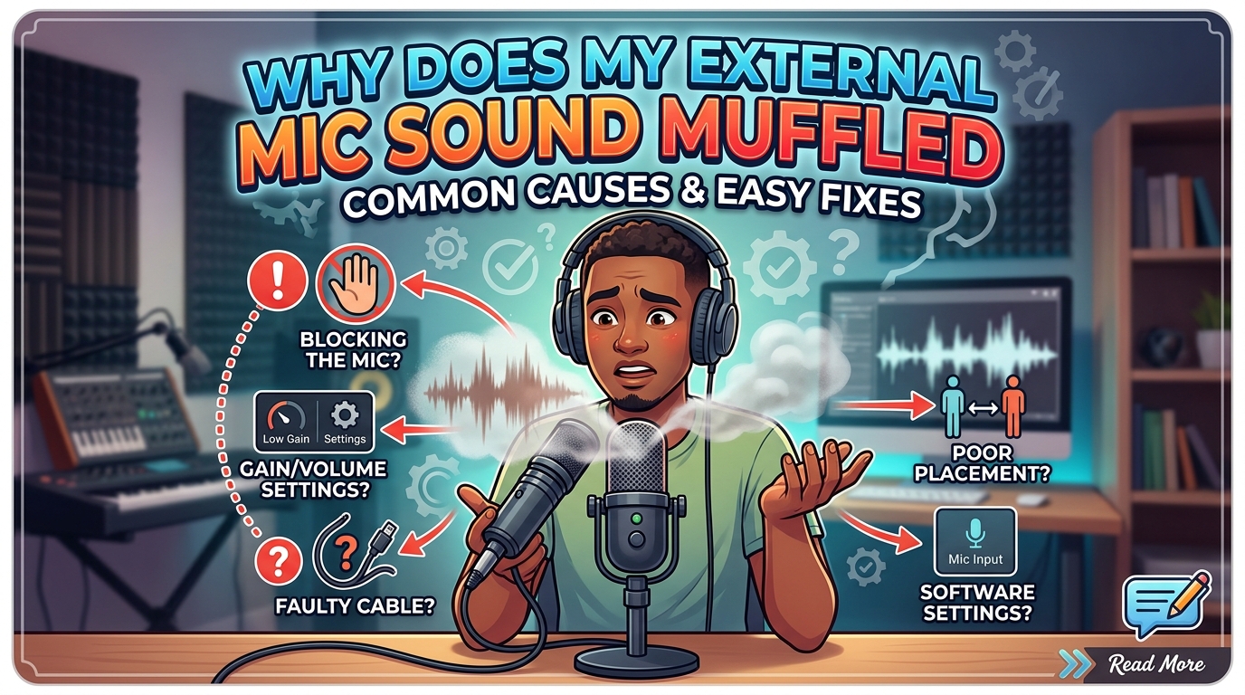 Why Does My External Mic Sound Muffled