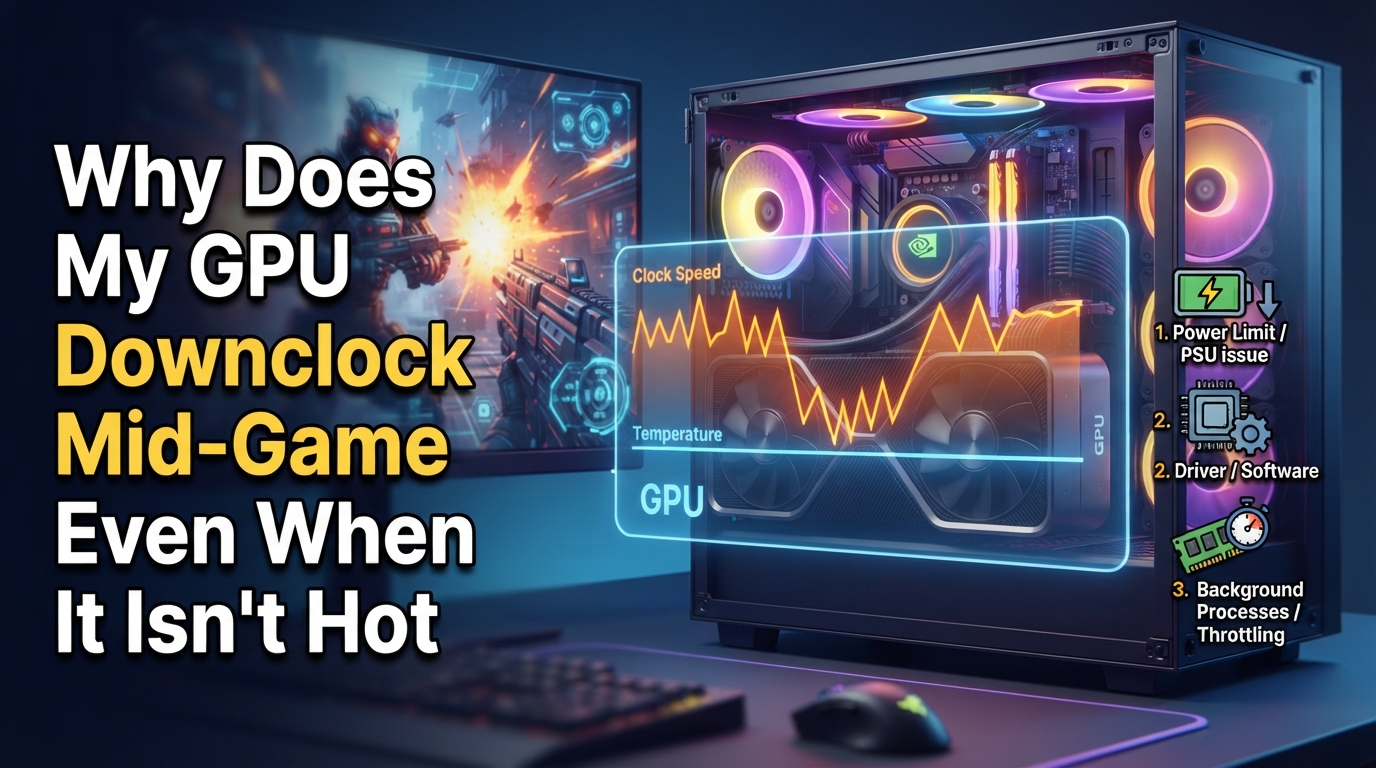 Why Does My GPU Downclock Mid-Game Even When It Isn't Hot