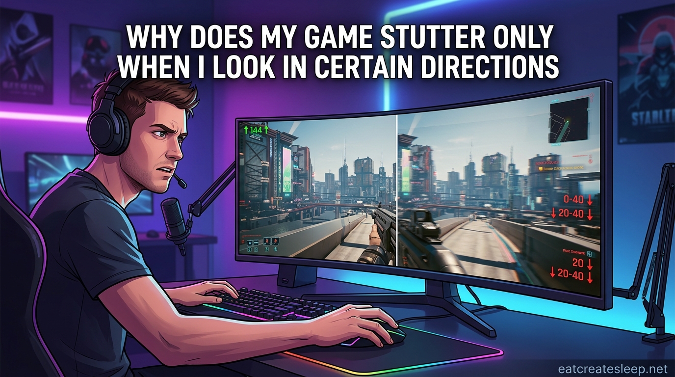 Why Does My Game Stutter Only When I Look in Certain Directions