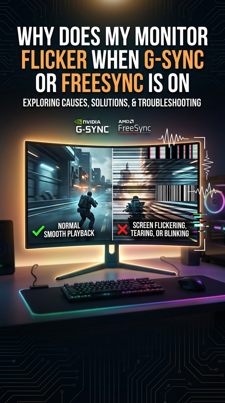 Why Does My Monitor Flicker When G-Sync or FreeSync Is On