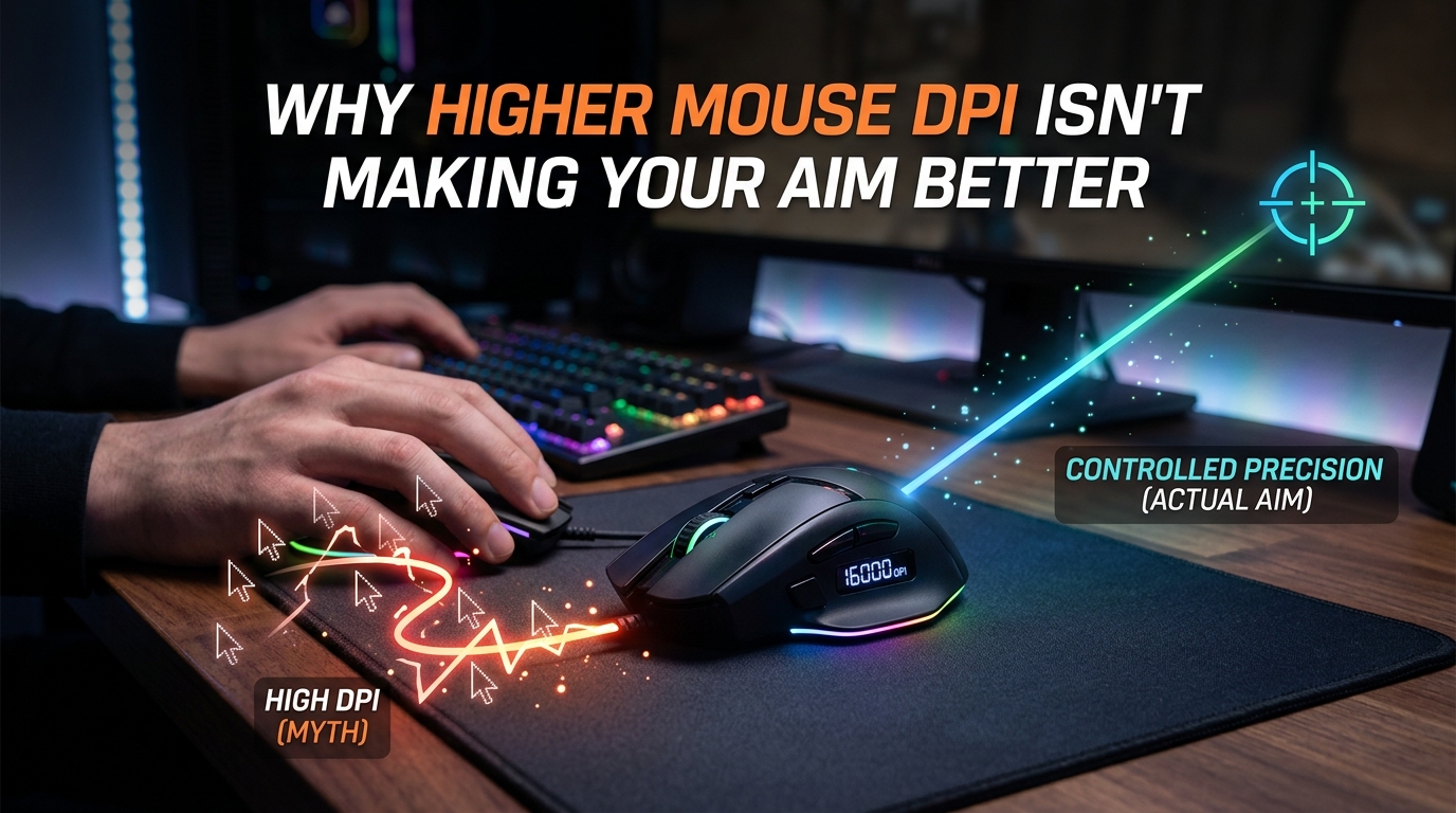 Why Higher Mouse DPI Isn't Making Your Aim Better