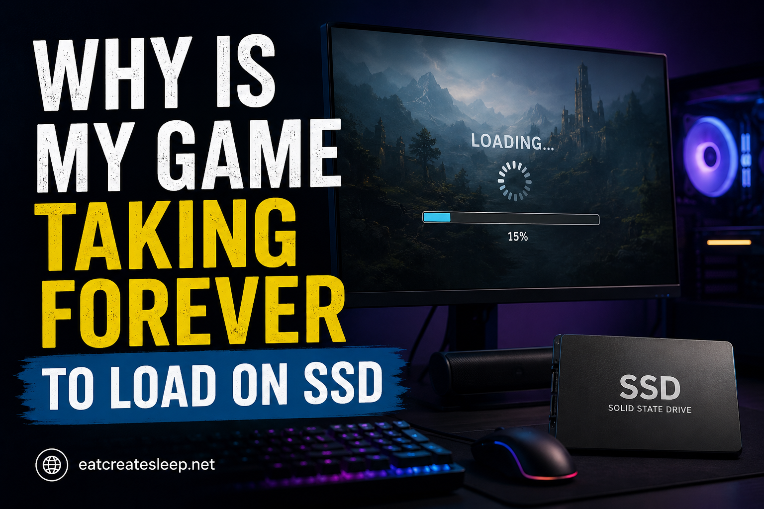 Why Is My Game Taking Forever to Load on SSD