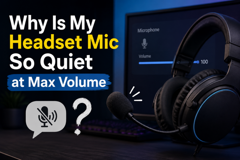 Why Is My Headset Mic So Quiet at Max Volume