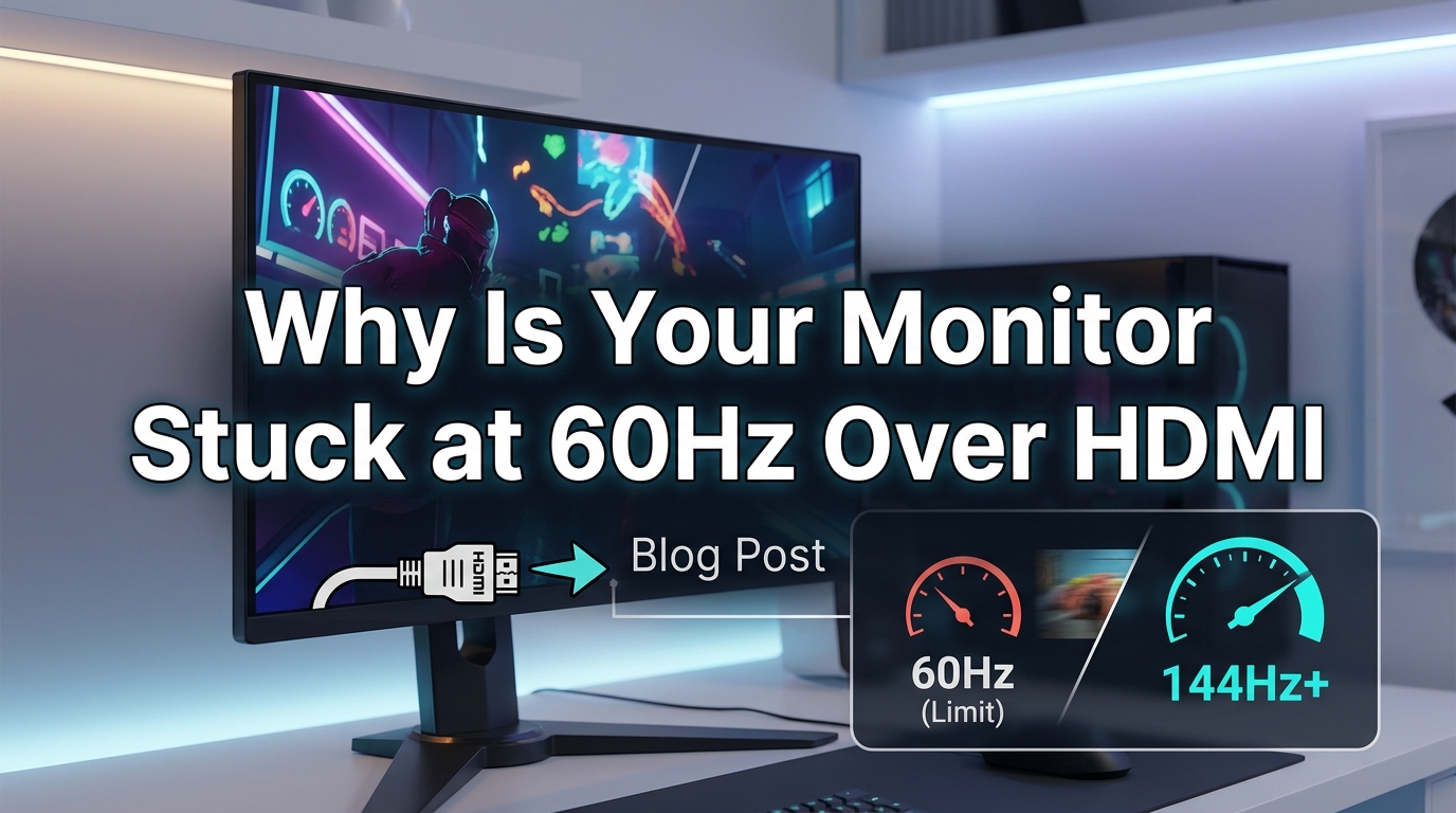 Why Is Your Monitor Stuck at 60Hz Over HDMI