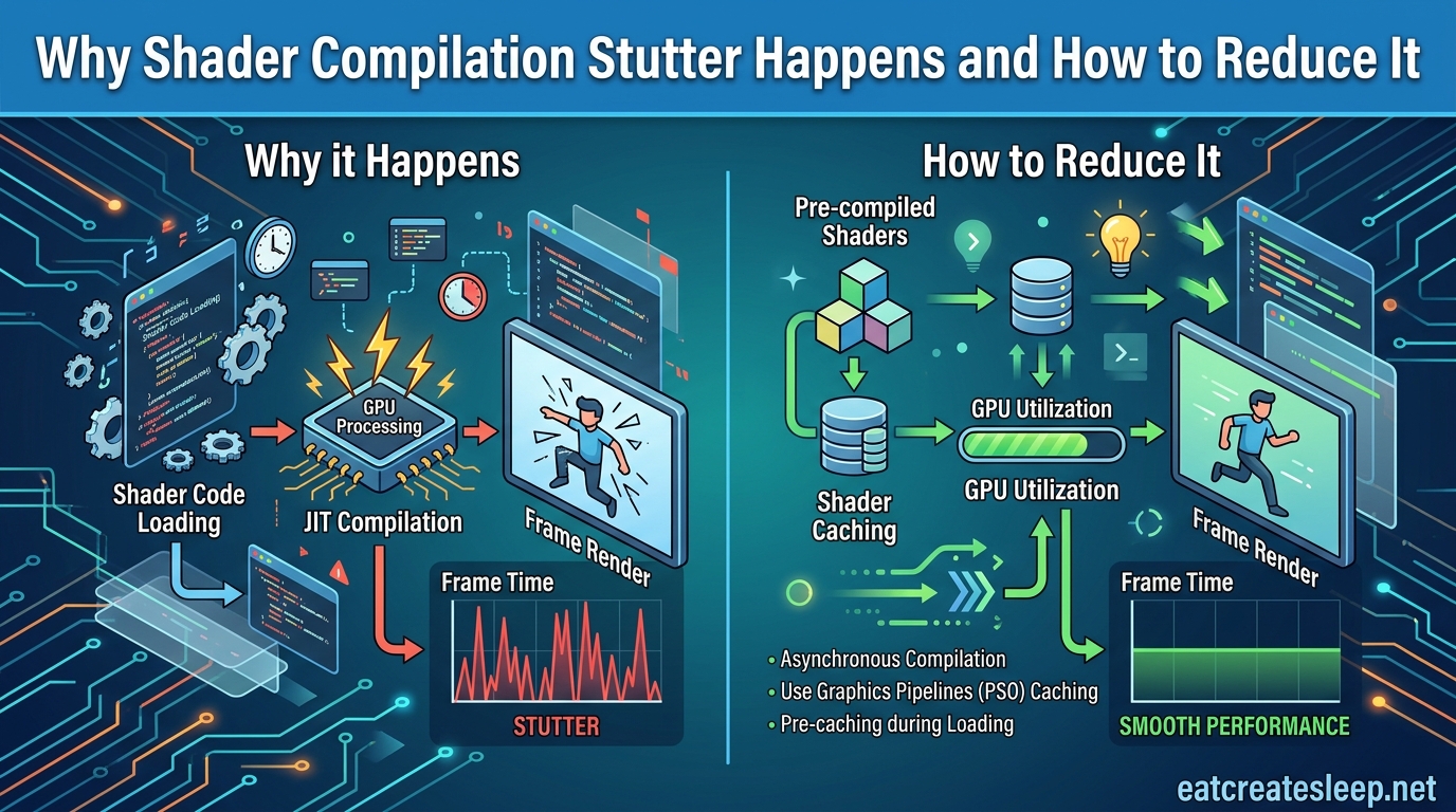 Why Shader Compilation Stutter Happens and How to Reduce It