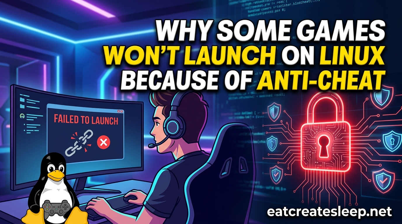 Why Some Games Won't Launch on Linux Because of Anti-Cheat