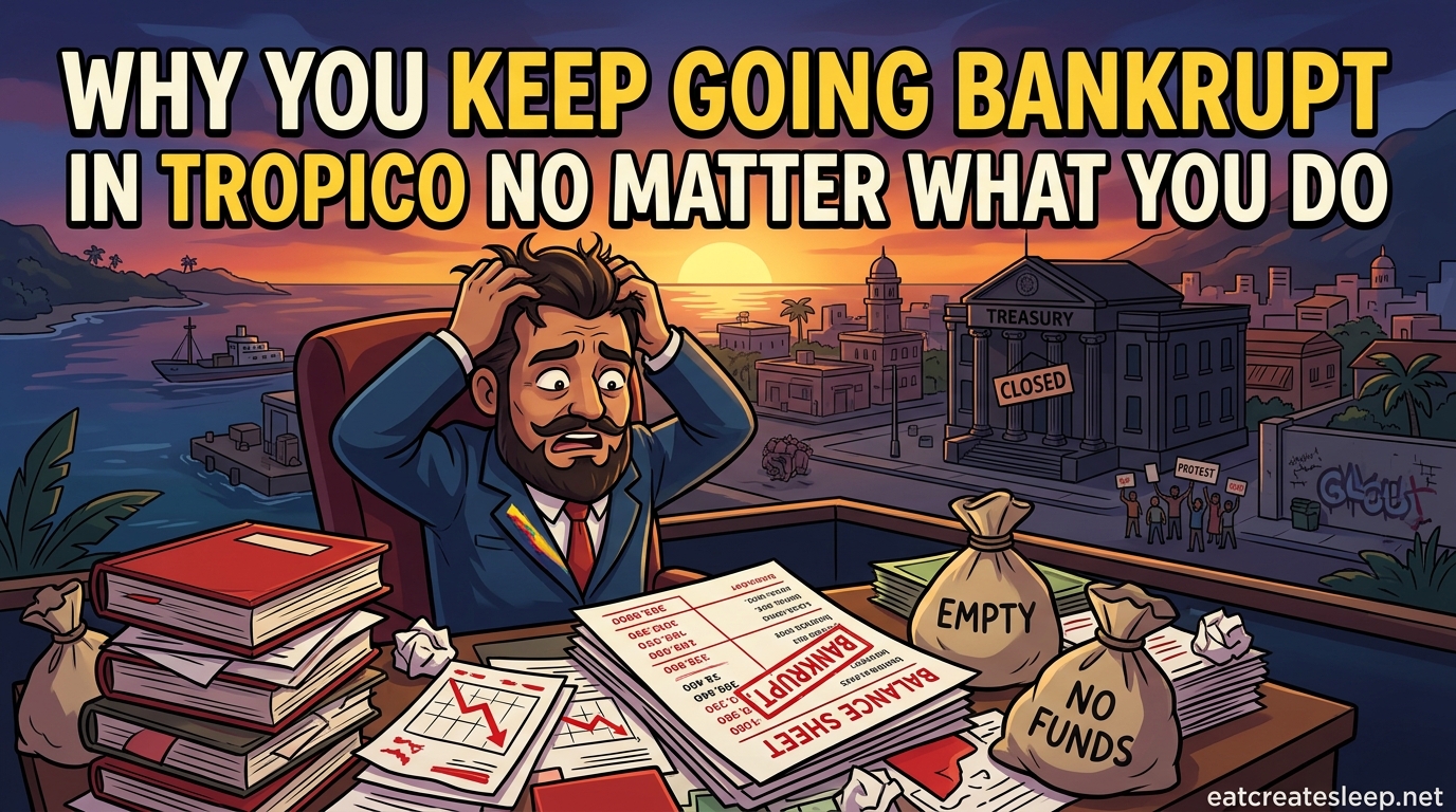 Why You Keep Going Bankrupt in Tropico No Matter What You Do