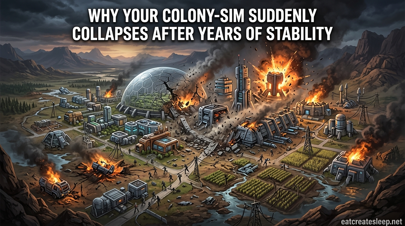 Why Your Colony-Sim Suddenly Collapses After Years of Stability