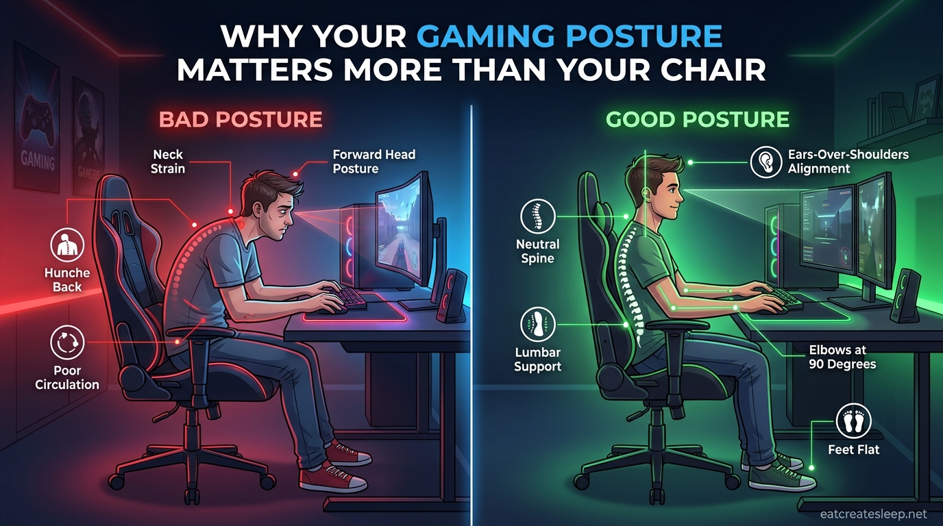 Why Your Gaming Posture Matters More Than Your Chair