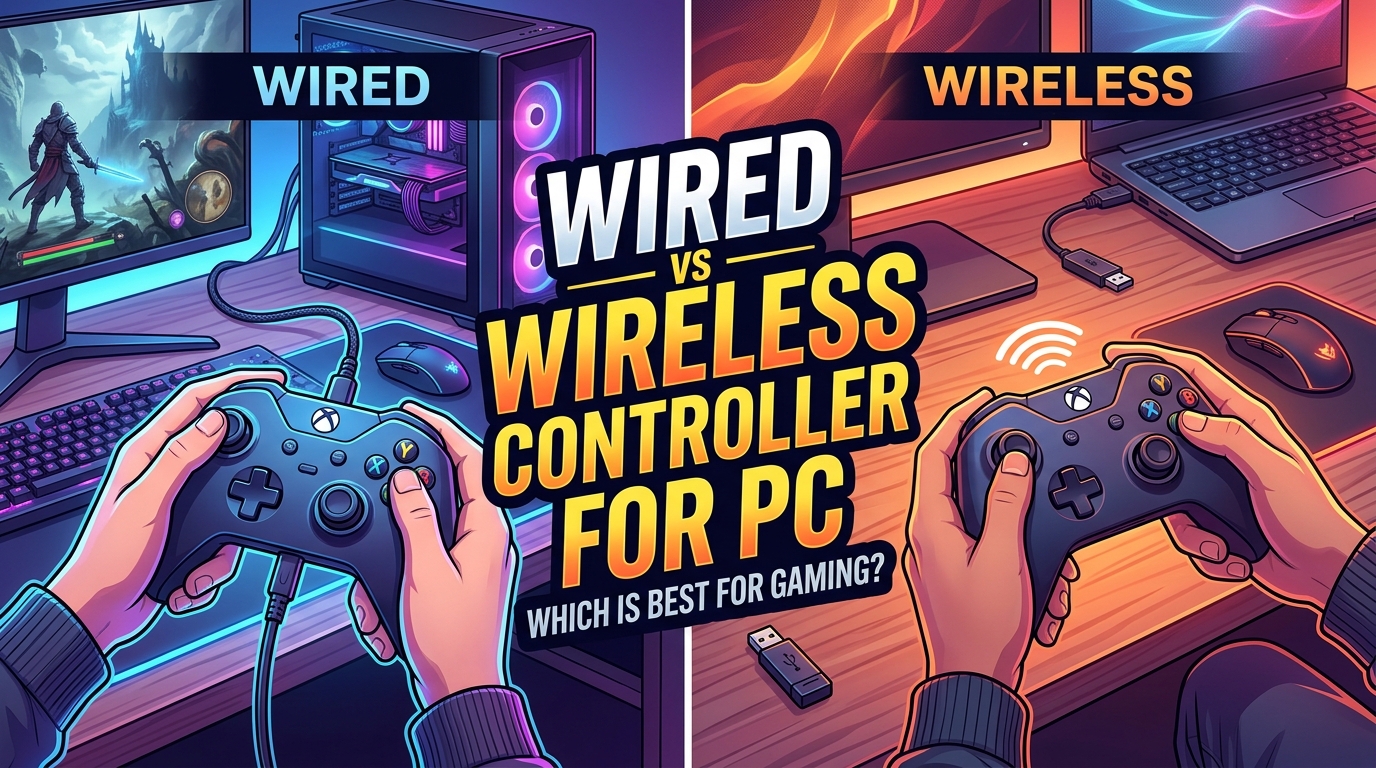 Wired vs Wireless Controller for PC