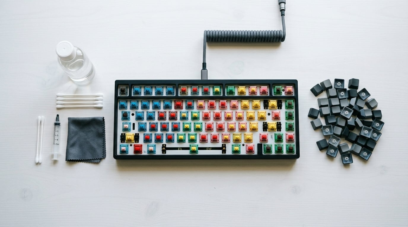 How to fix sticky or mushy keys on a mechanical keyboard