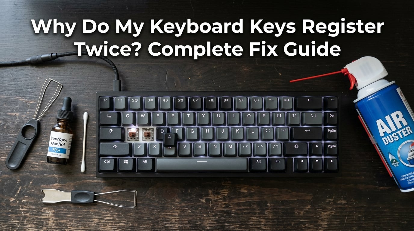 Why do my keyboard keys register twice