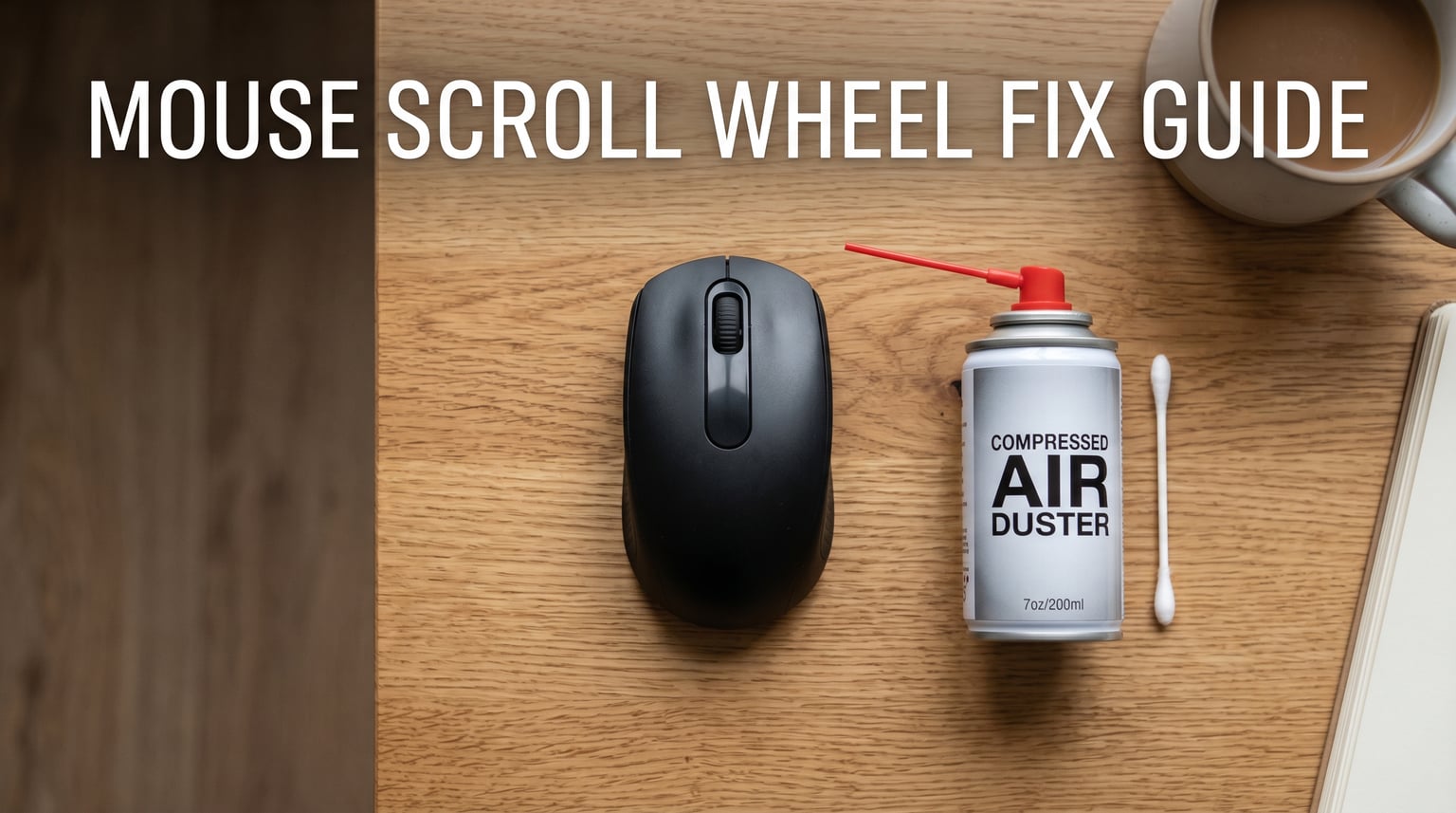 Why does my mouse scroll wheel jump up and down