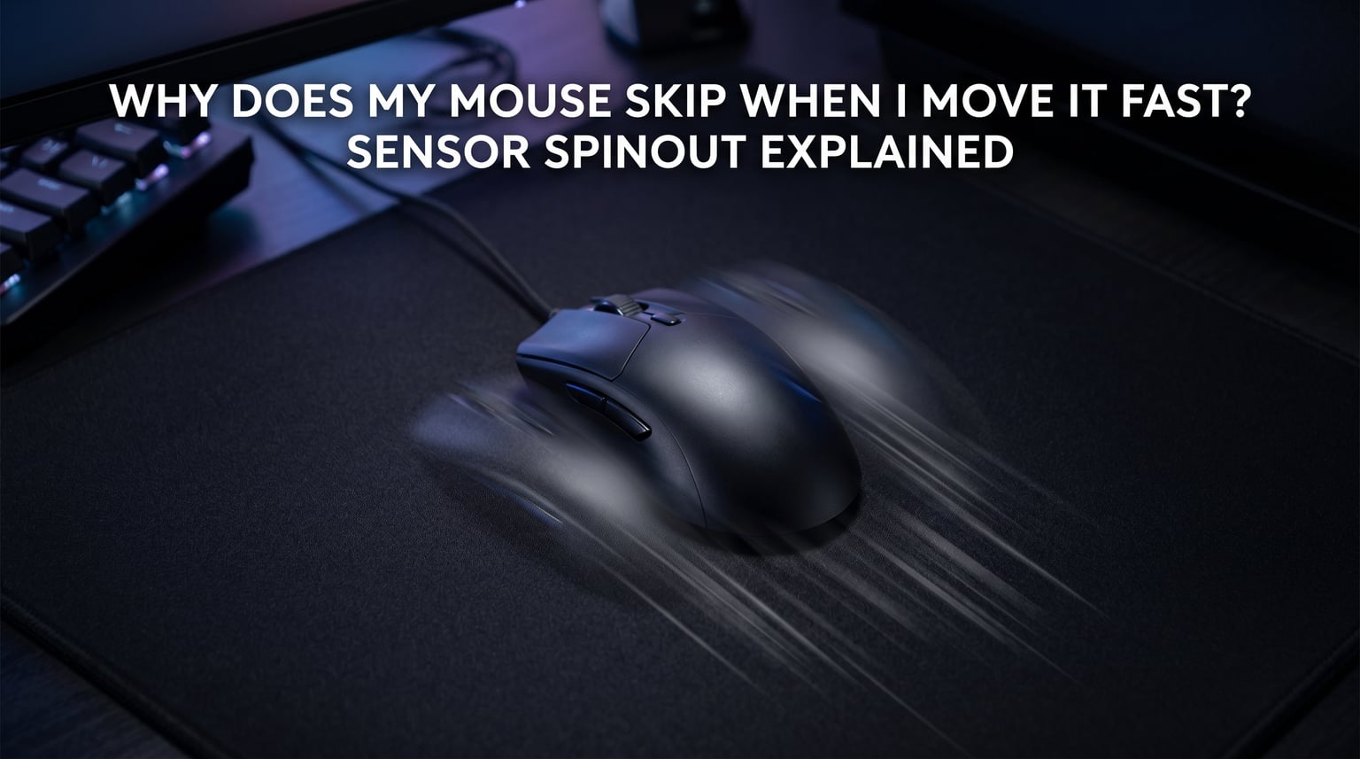 Why does my mouse skip when I move it fast (sensor spinout explained)