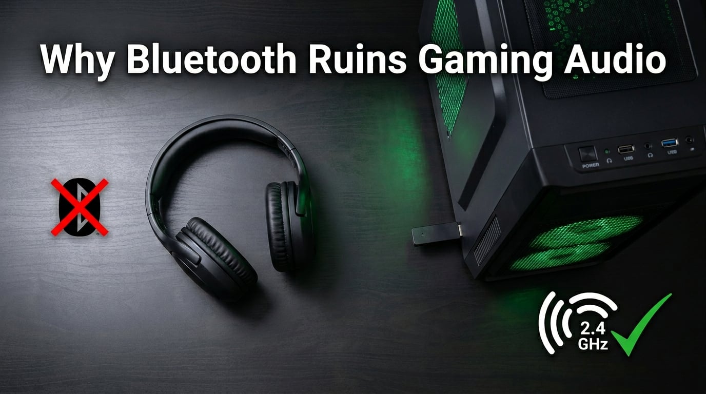 Why Bluetooth ruins gaming headset audio quality