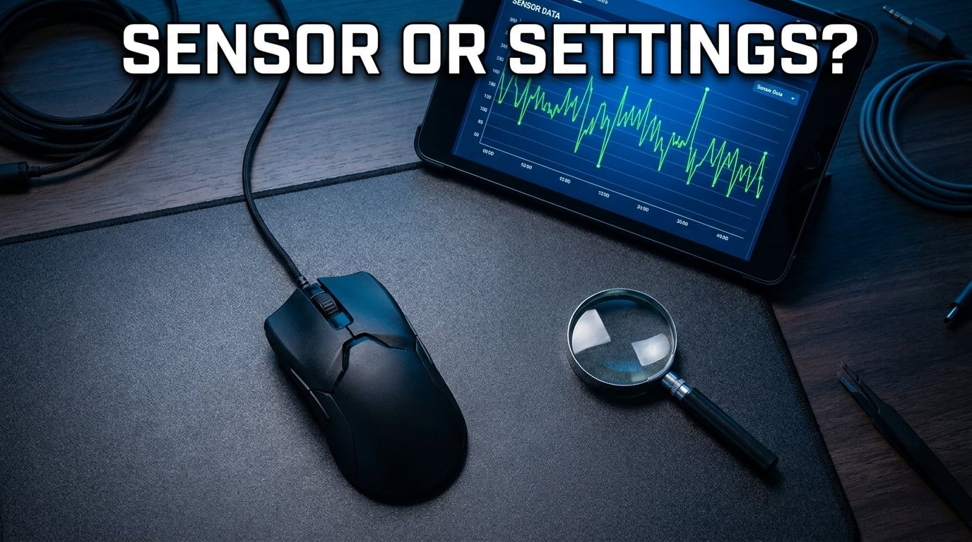 How to tell if your gaming mouse sensor or your settings are the problem