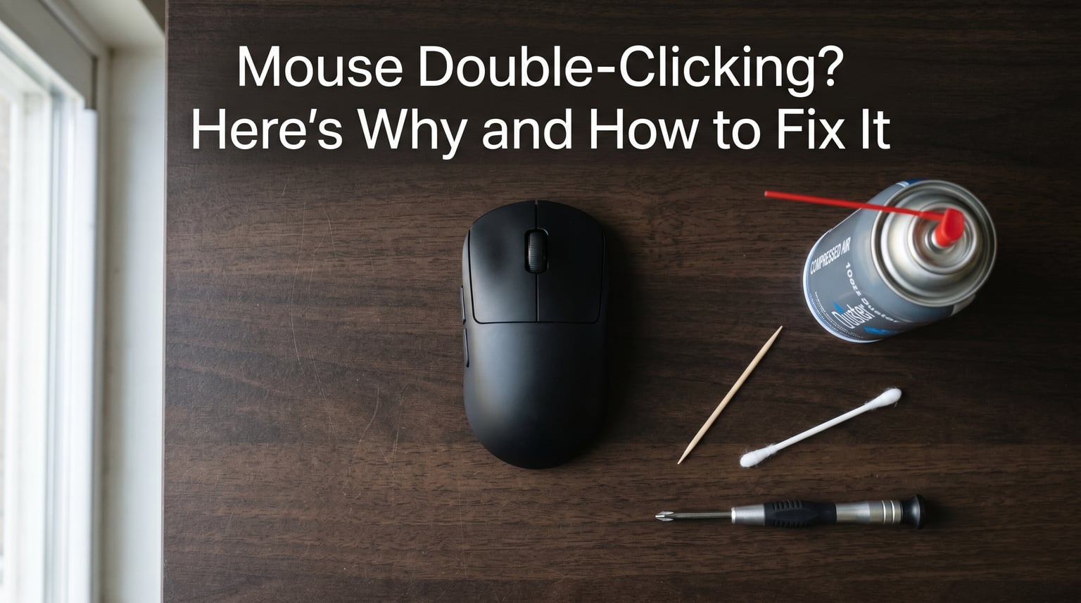 Why does my mouse double-click on a single press