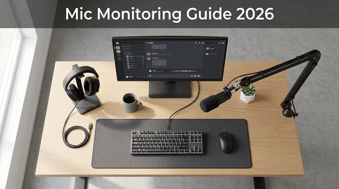 How to set up mic monitoring (sidetone) so you can hear yourself
