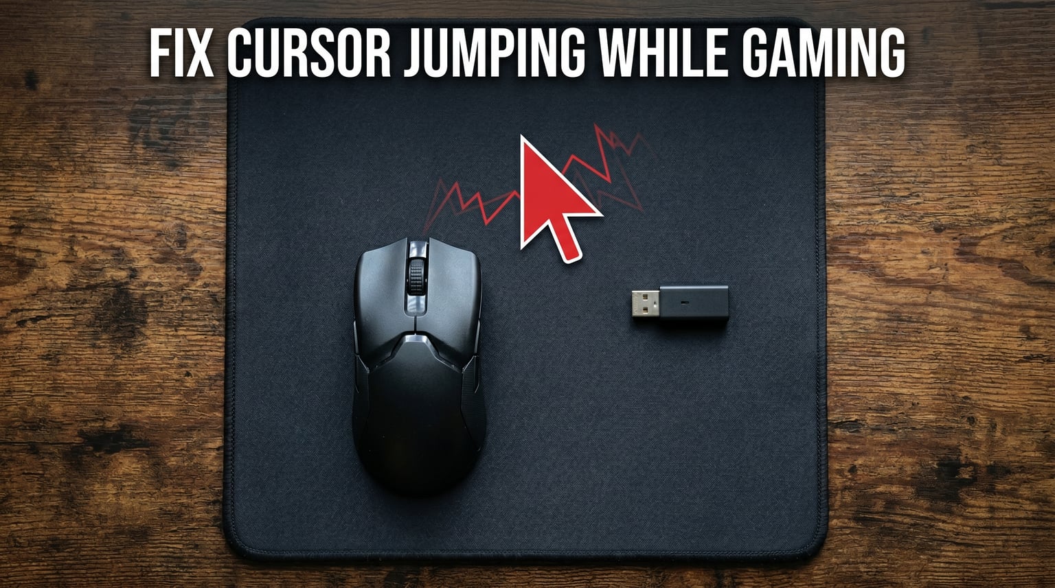 How to fix a mouse cursor that jumps or skips while gaming