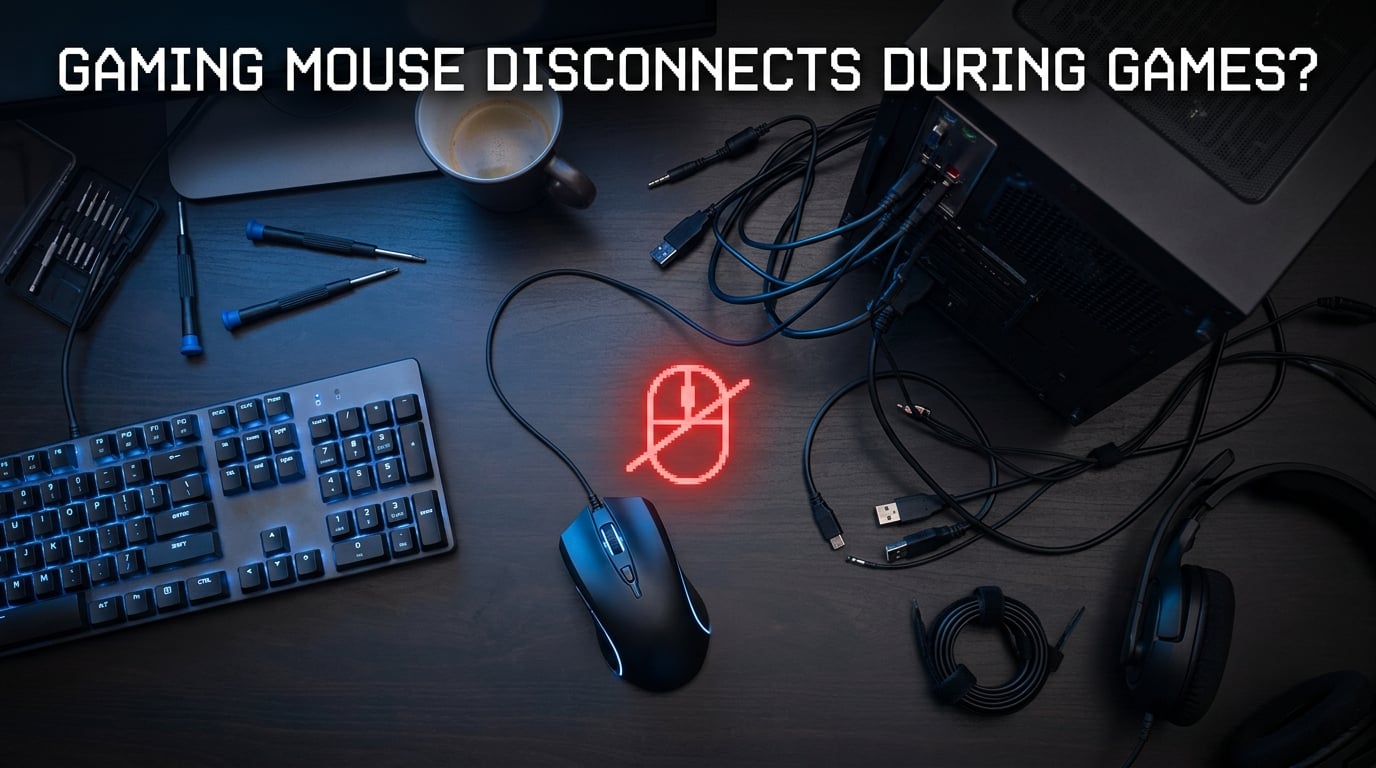 Why does my gaming mouse keep disconnecting only during games (and how to fix it)