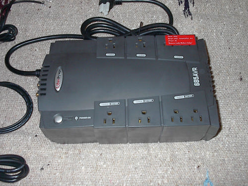 CyberPower CP685AVRG AVR UPS Battery Backup and Surge Protector customer photo 2