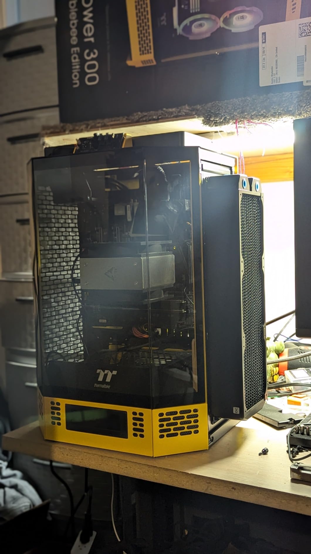 Alphacool NexXxos UT60 Full Copper Radiator, 420mm, Triple Fan, Black customer photo 2
